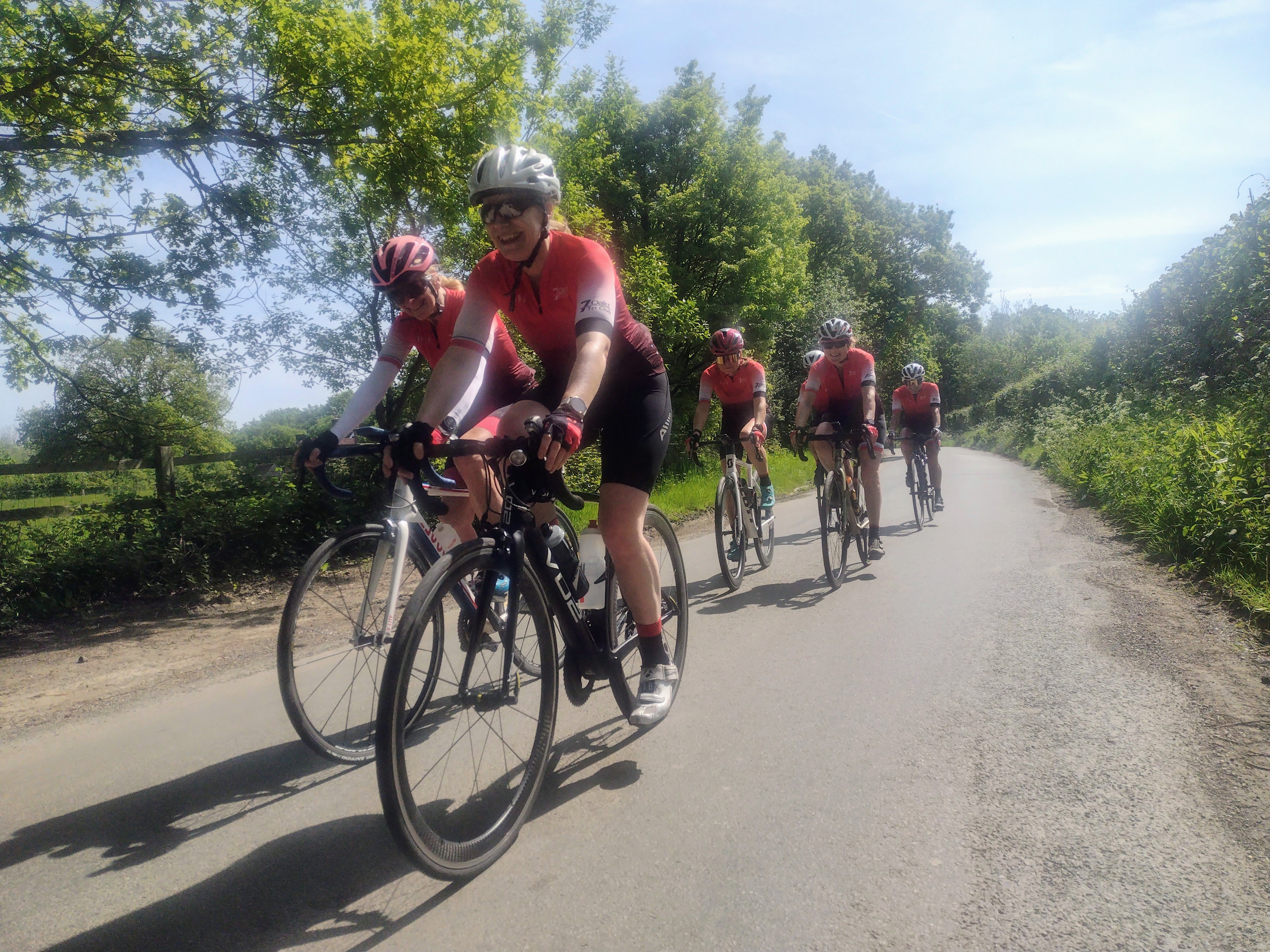 Cycling club ride
